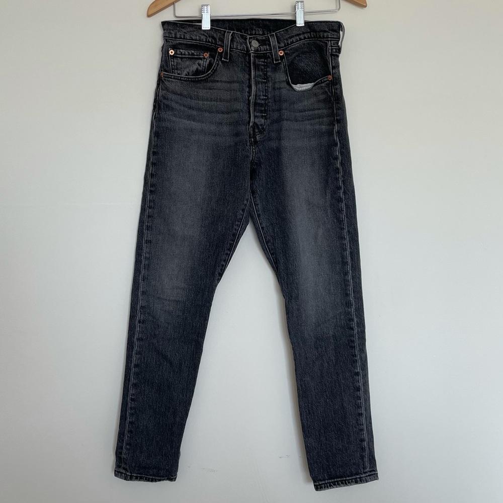 Levi’s 501 black wash jeans